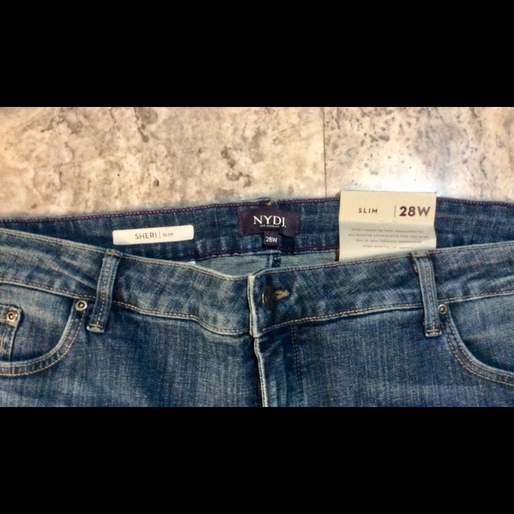 NWT NYDJ Sheri Slim Plus Size 28W - Picture 5 of 5